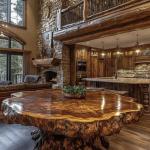 Handcrafted dining table