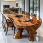Handcrafted dining table